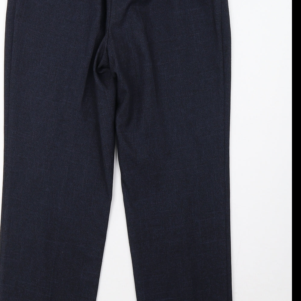 Marks and Spencer Womens Blue Trousers Size 10 L27 in