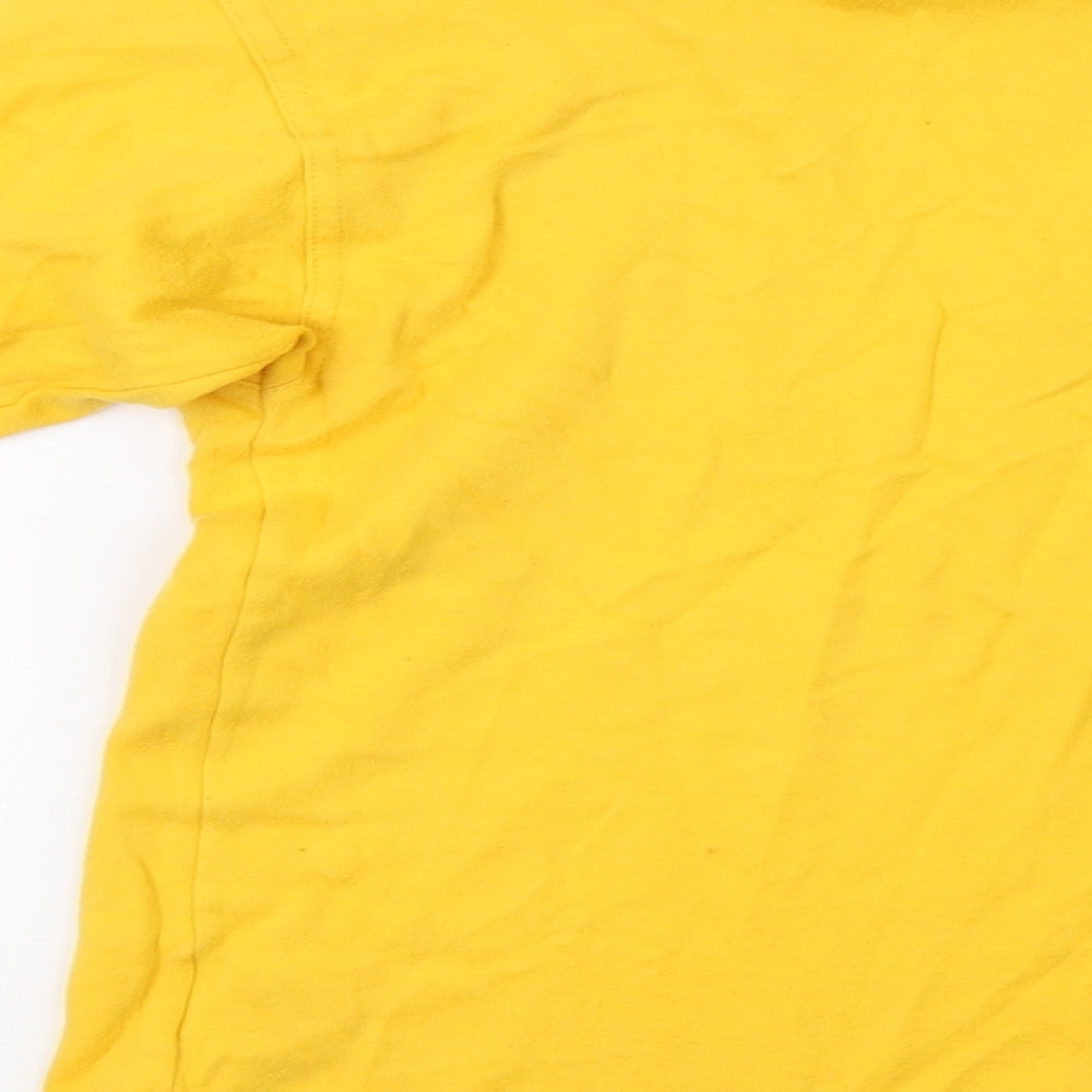 antartex Womens Yellow Pullover Sweatshirt Size M