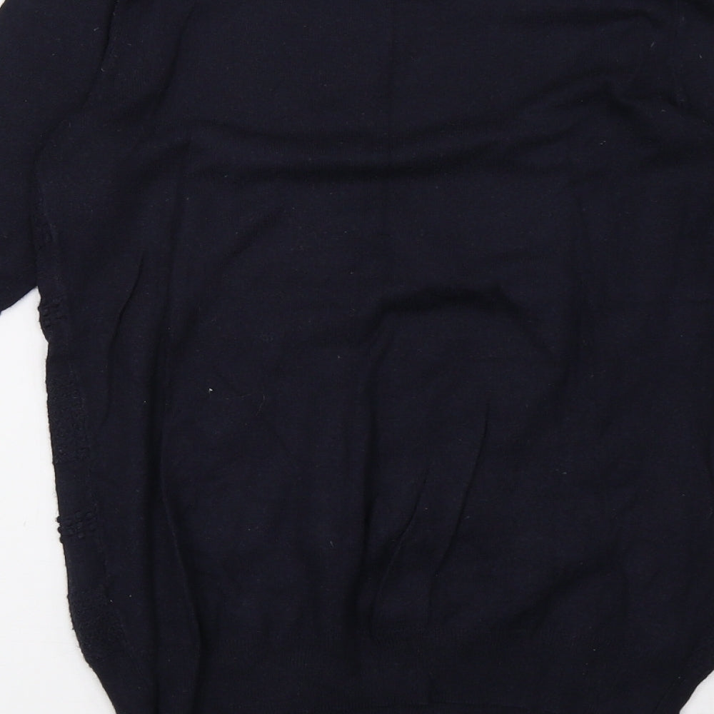 Warehouse Womens Blue Pullover Sweatshirt Size 8