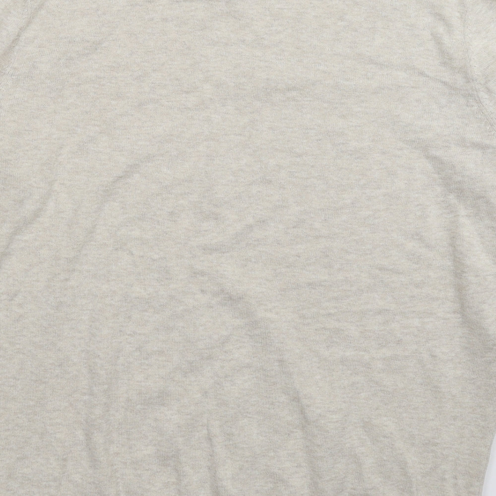 New Look Mens Grey Knit Pullover Jumper Size L