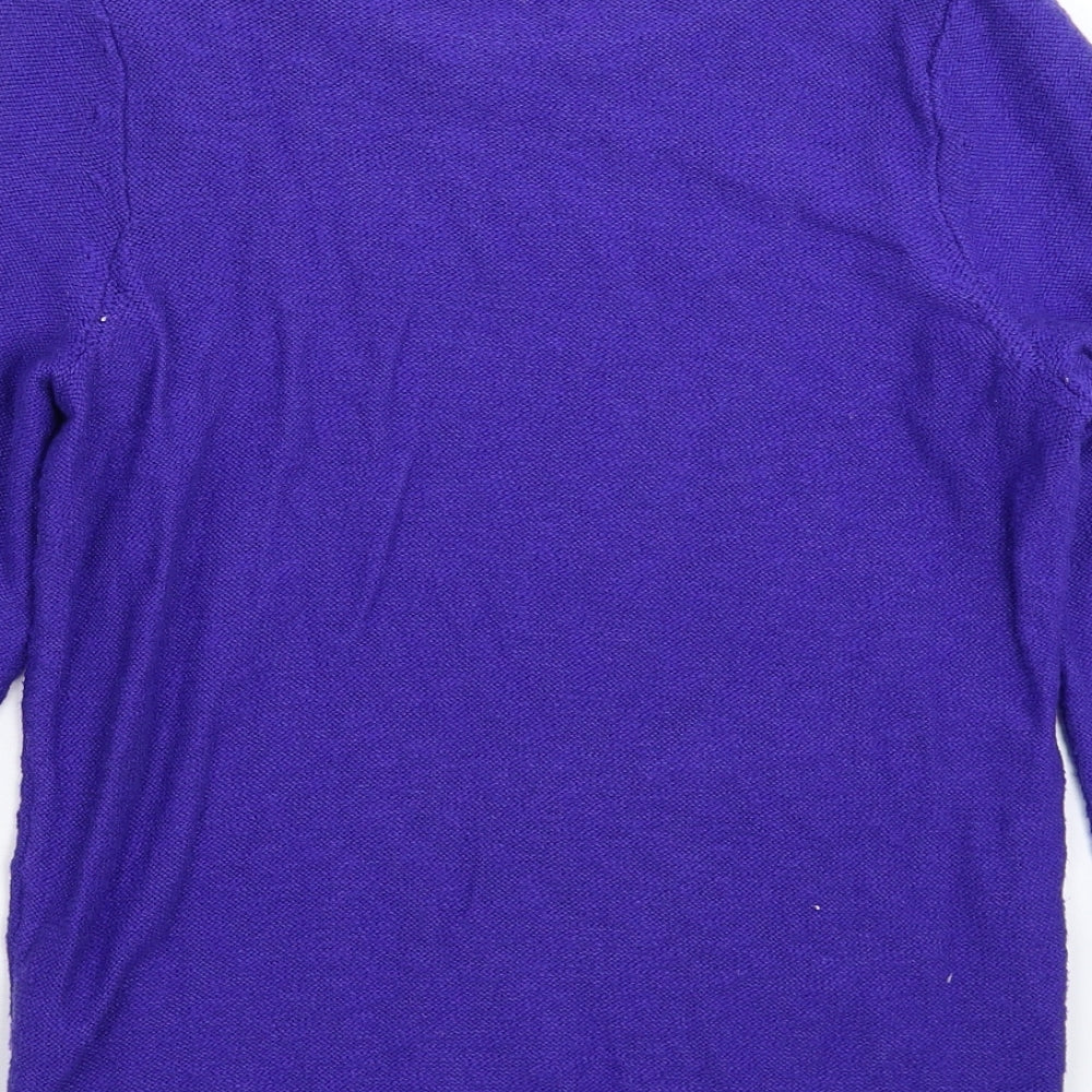 Bonmarché Womens Blue Knit Pullover Jumper Size XS