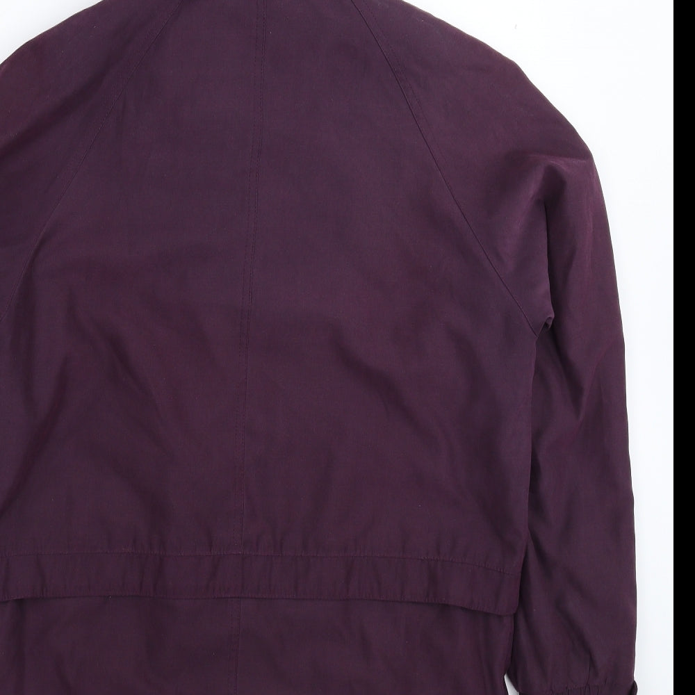 BHS Womens Purple Parka Coat Size 10