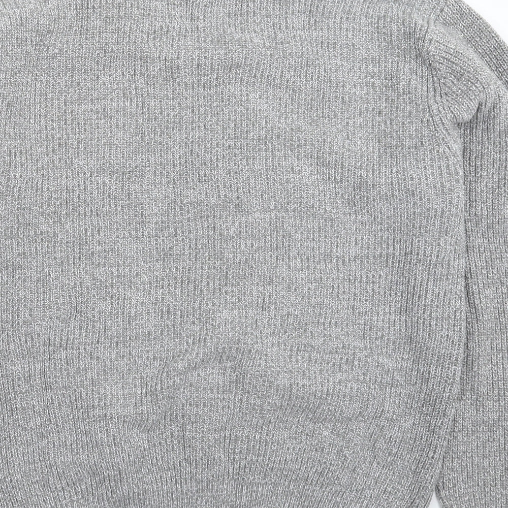 Spider Womens Grey Knit Pullover Jumper Size XL