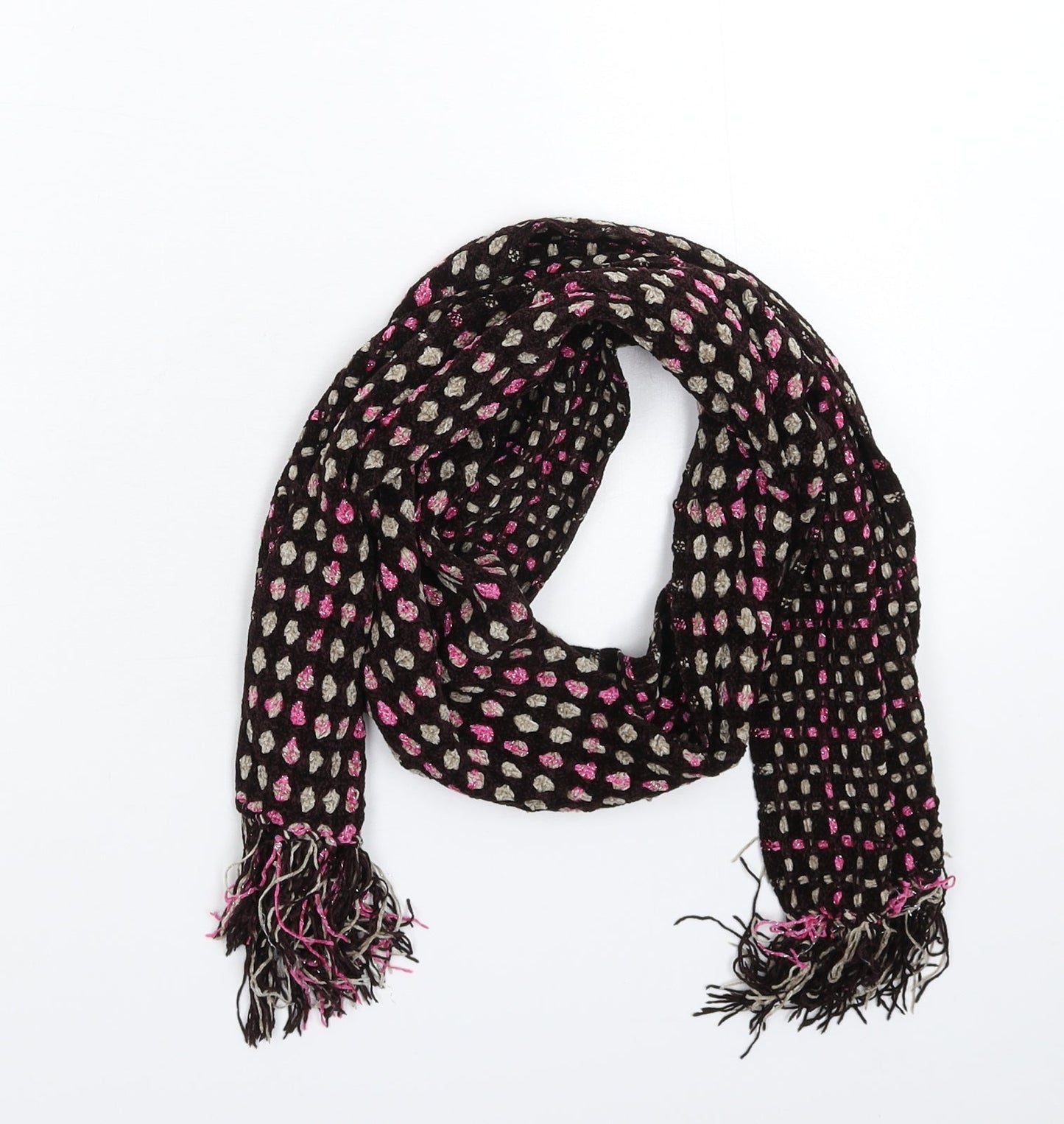 Preworn Womens Multicoloured Knit Scarf