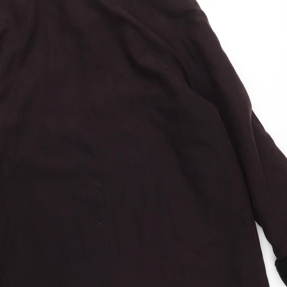 NITUSCH Womens Purple Jacket Coat Size L