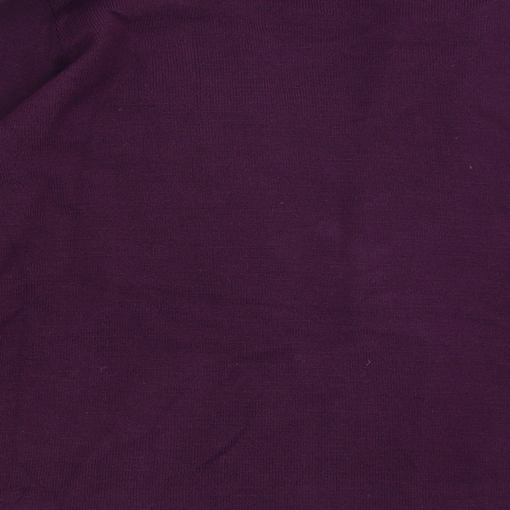 ME Womens Purple Cardigan Jumper Size M