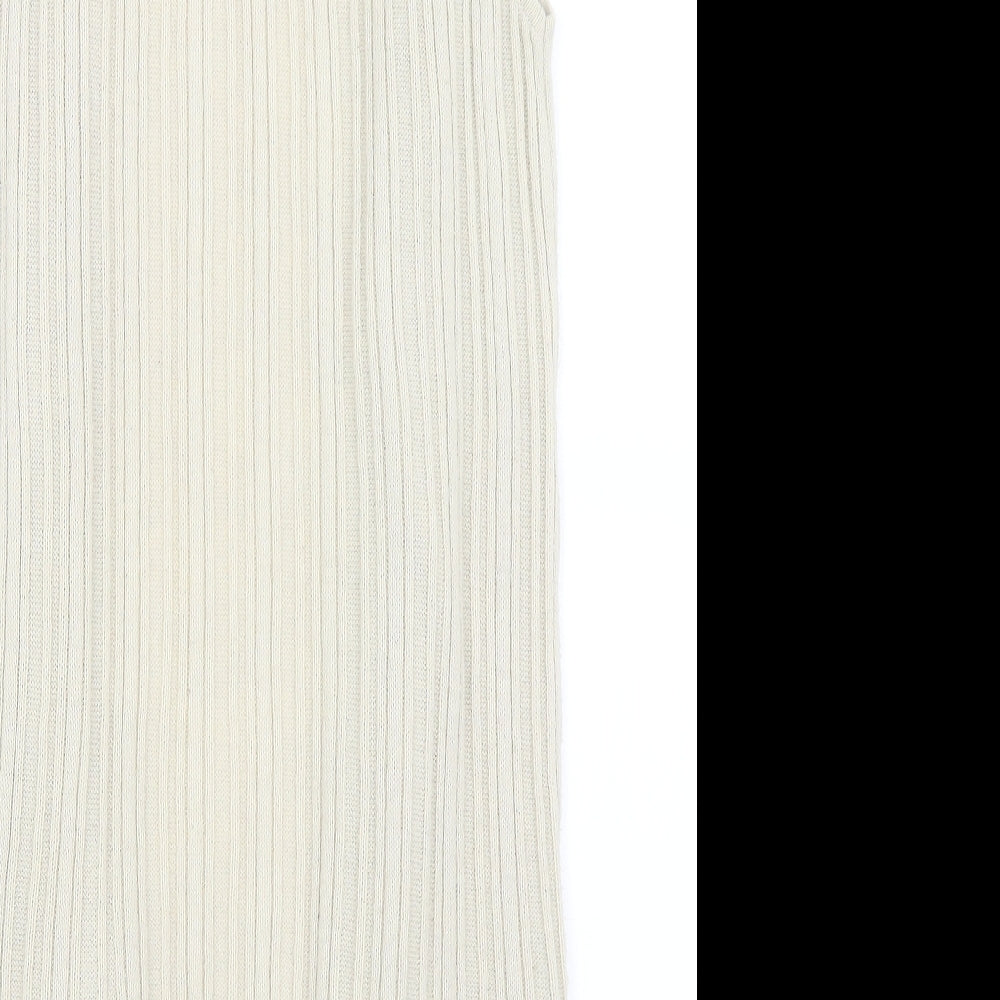 River Island Womens Ivory Vest Jumper Size 8