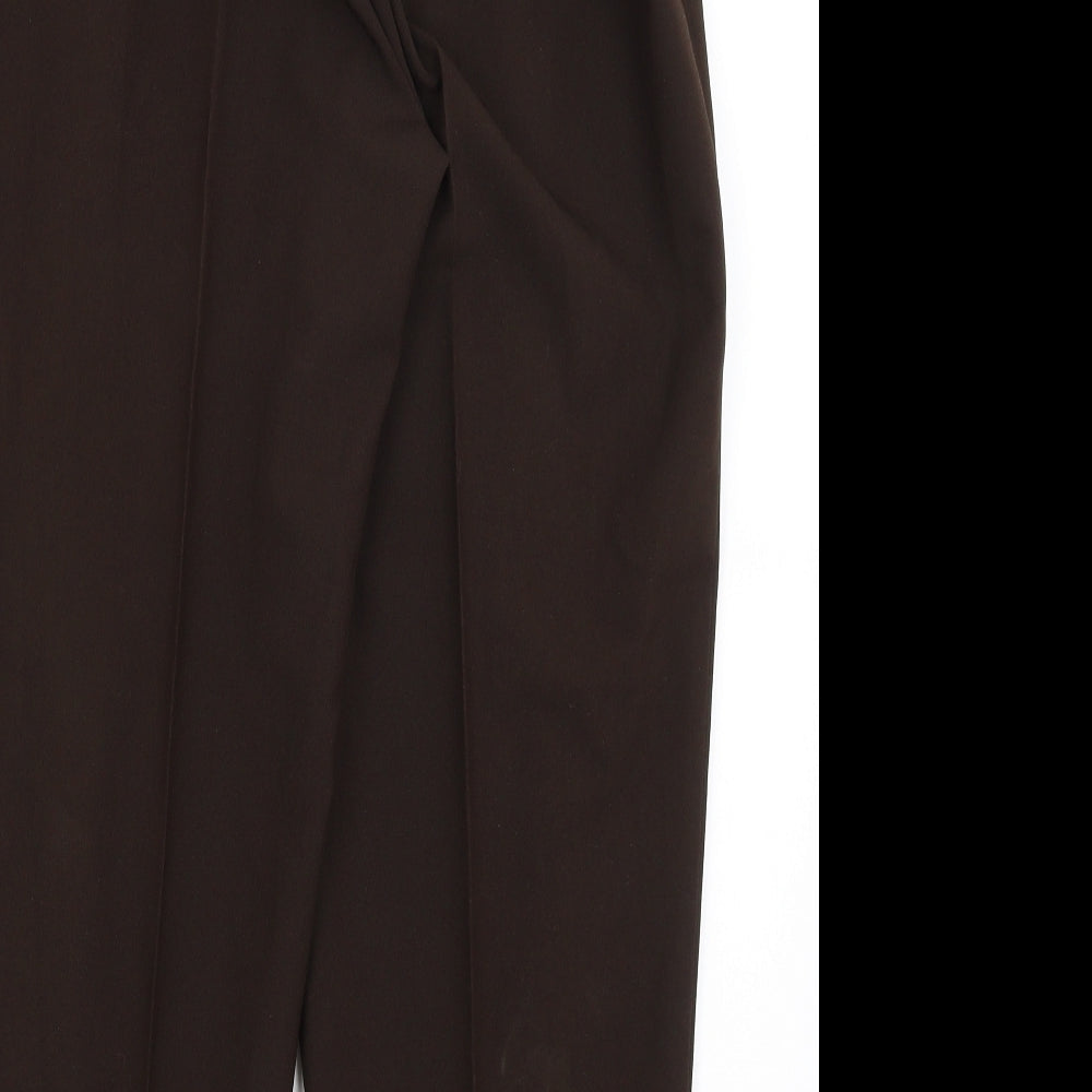 C&A Womens Brown Trousers Size 18 L26 in