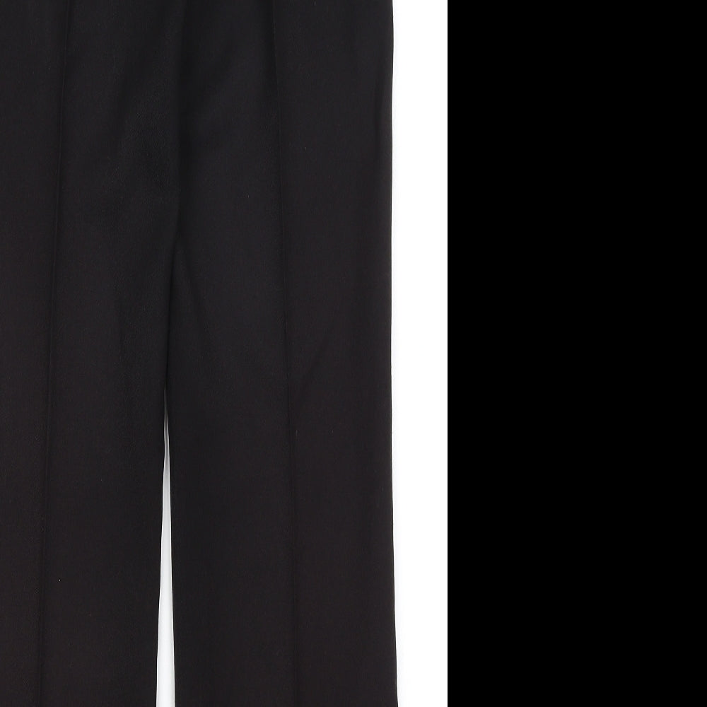 Isle Womens Black Trousers Size 10 L29 in