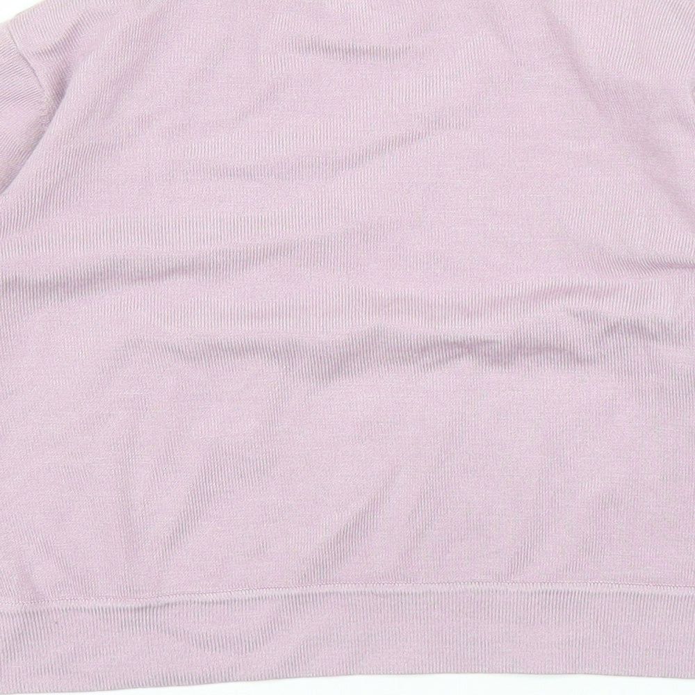 Linea Womens Purple Cardigan Jumper Size M