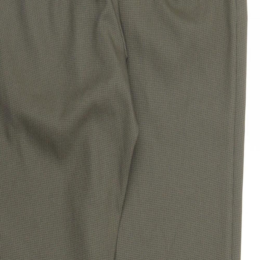 Marks & Spencer Womens Green Trousers Size 10 L26 in