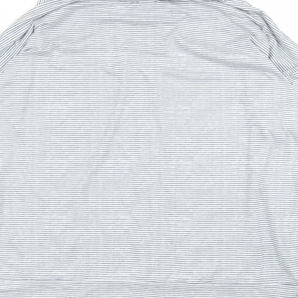 TU Womens Grey Striped Pullover Jumper Size 12