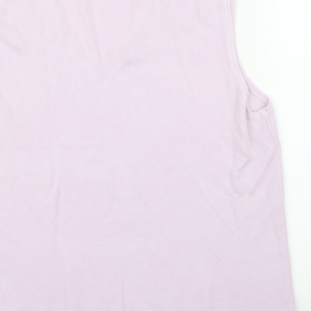 Alibi Knits Womens Purple Vest Jumper Size 18