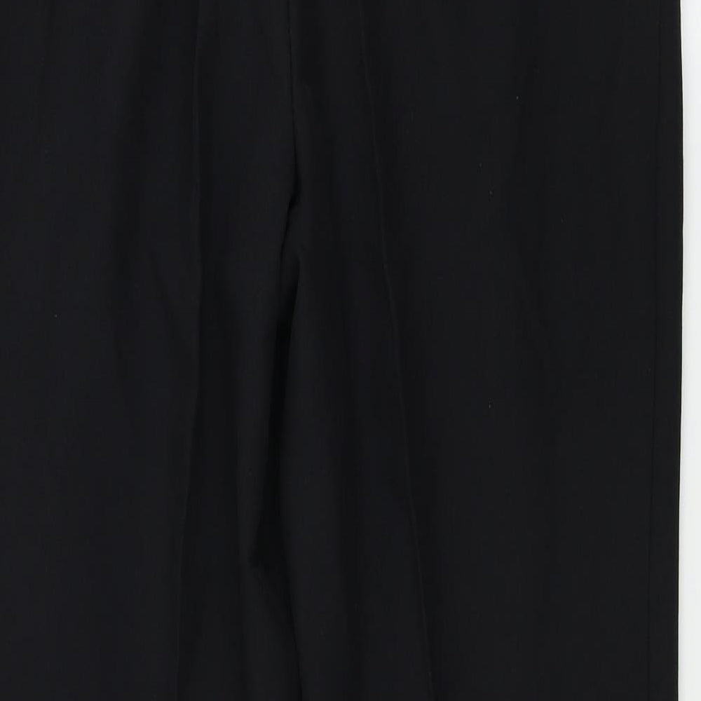 Marks & Spencer Womens Black Trousers Size 12 L26 in