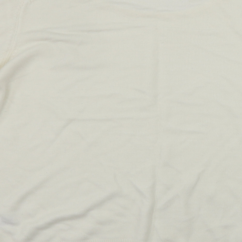 Marks and Spencer Womens Ivory Pullover Jumper Size 14