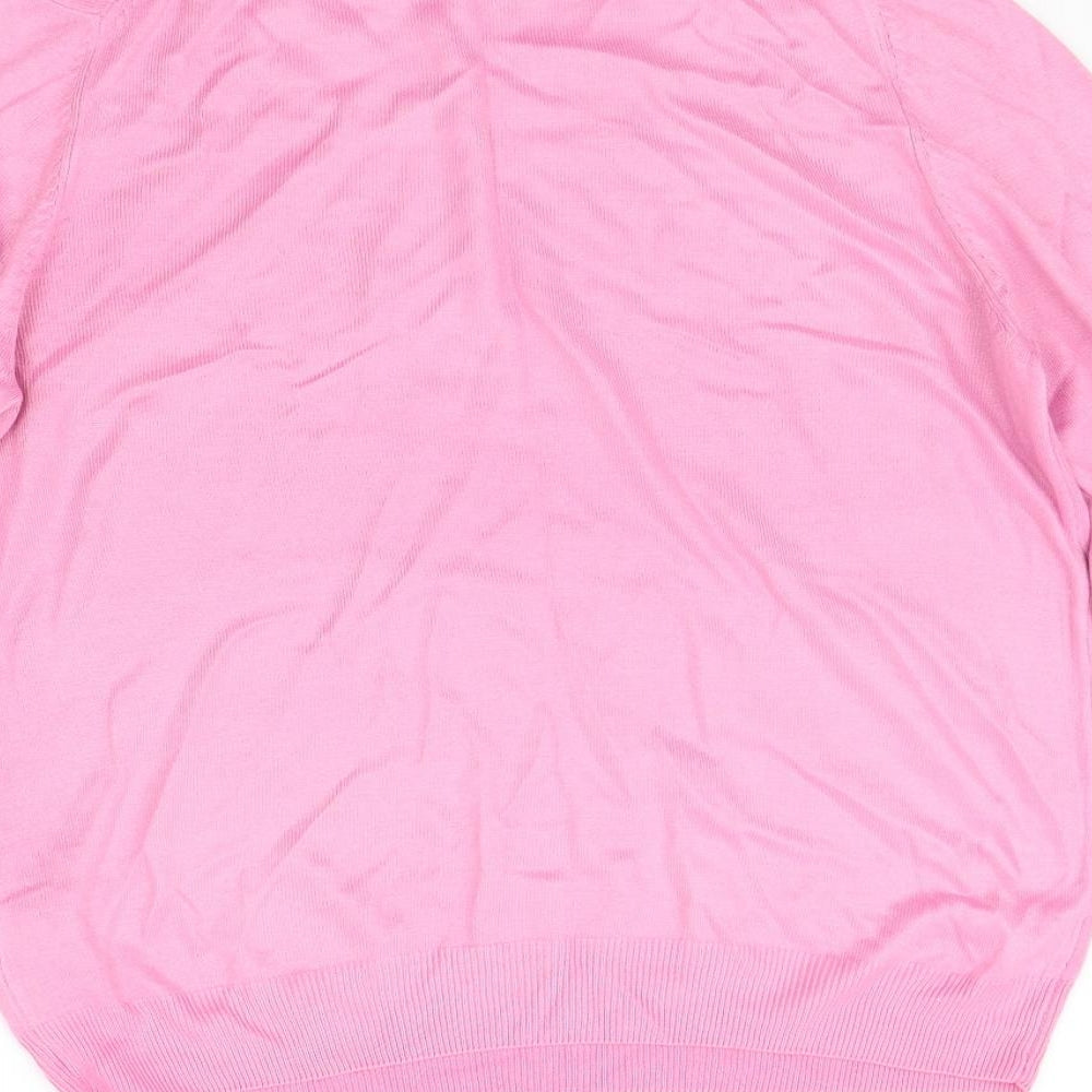 Marks and Spencer Womens Pink Pullover Jumper Size 16