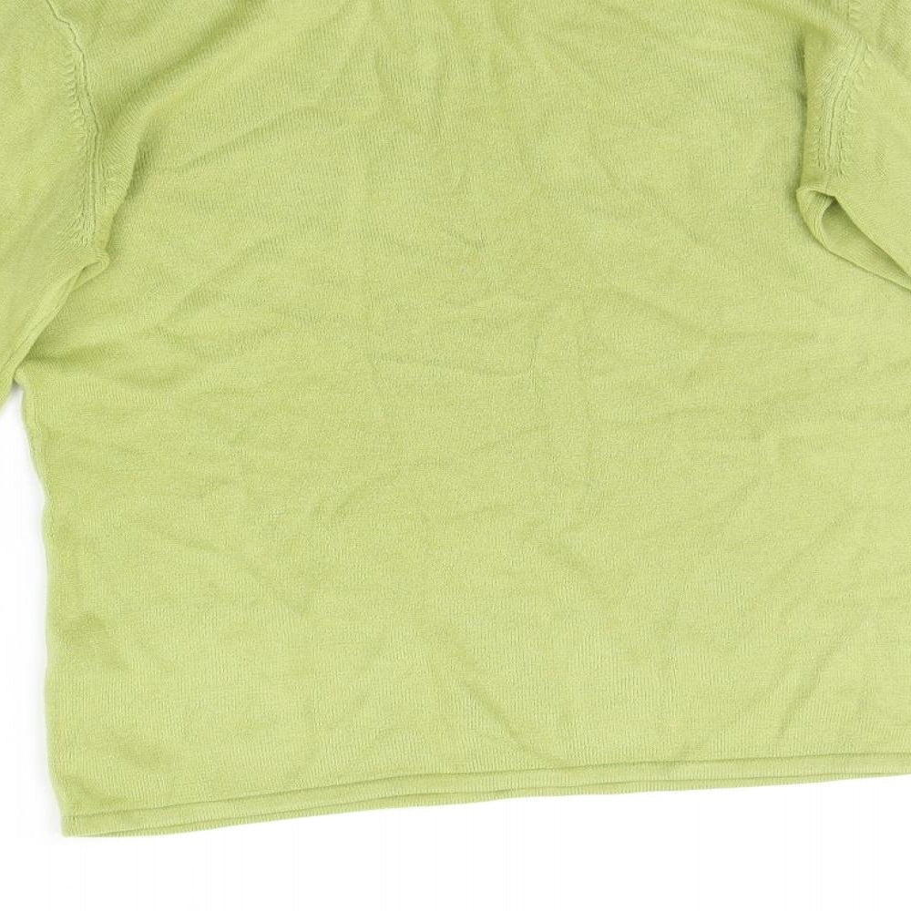 Bonmarché Womens Green Pullover Jumper Size S