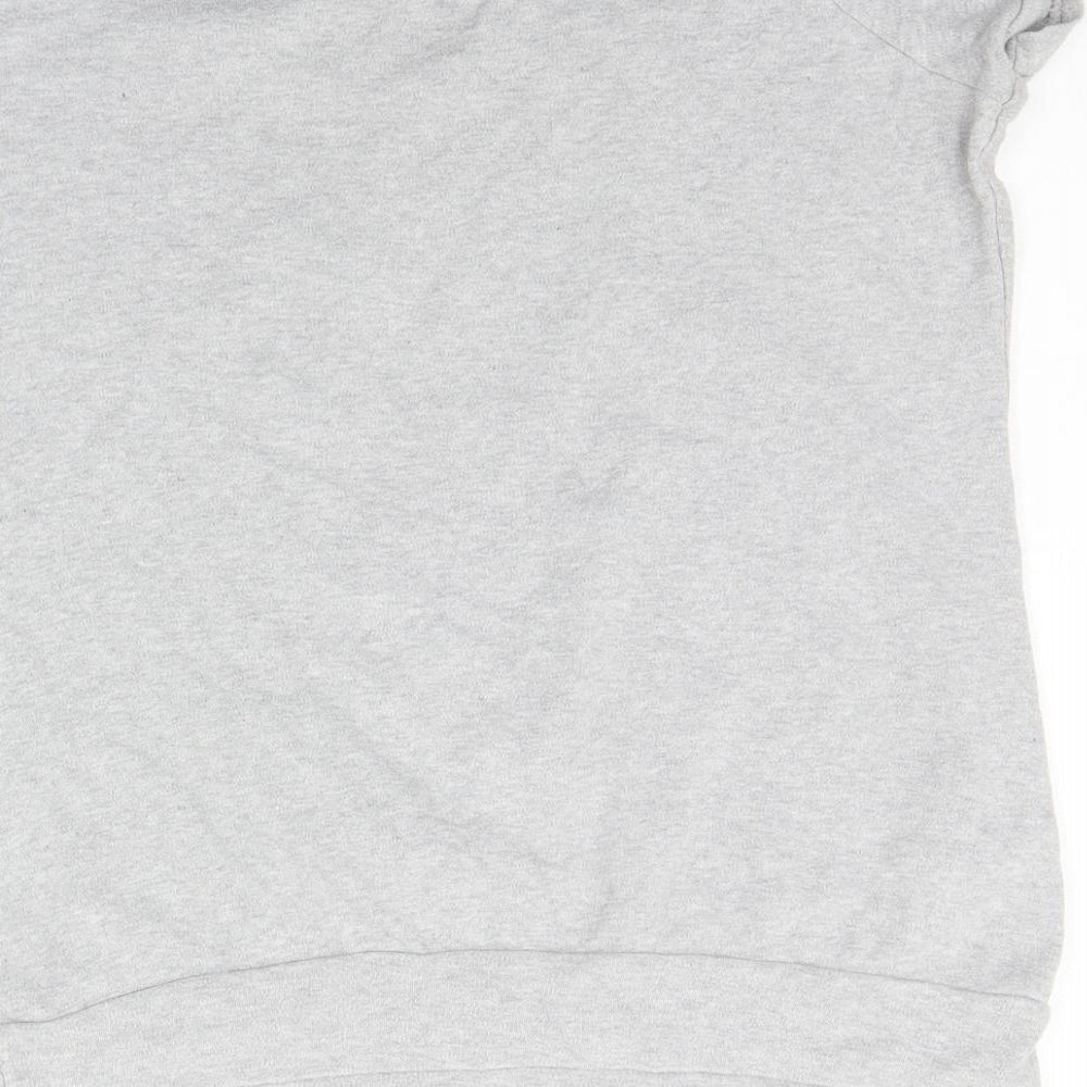 NEXT Womens Grey Houndstooth Basic T-Shirt Size 10