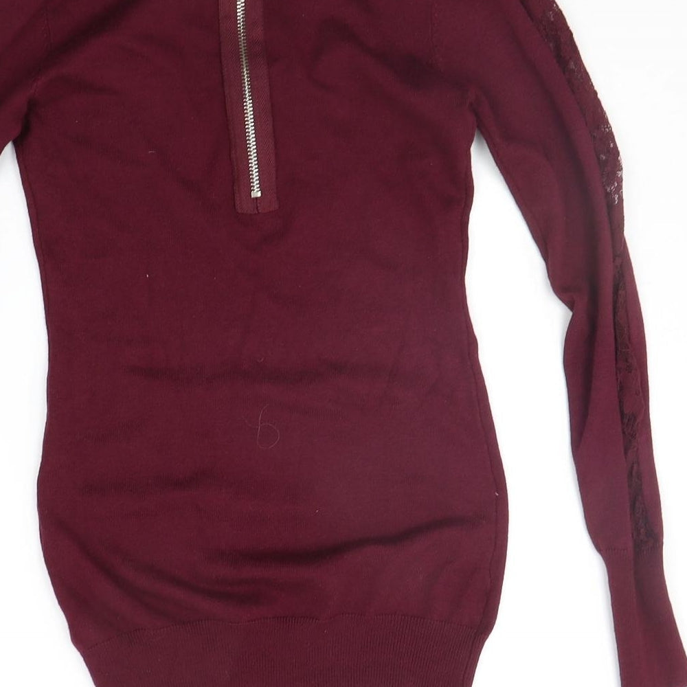 Apricot Womens Purple Pullover Jumper Size 8