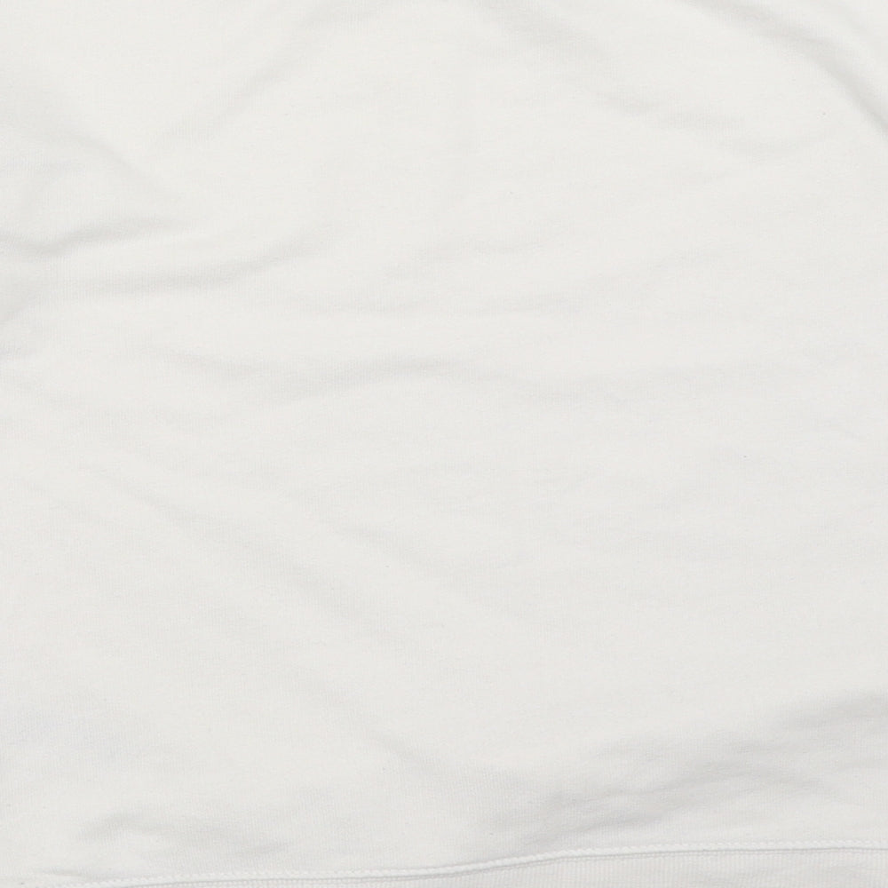 New Look Womens White Pullover Sweatshirt Size 6
