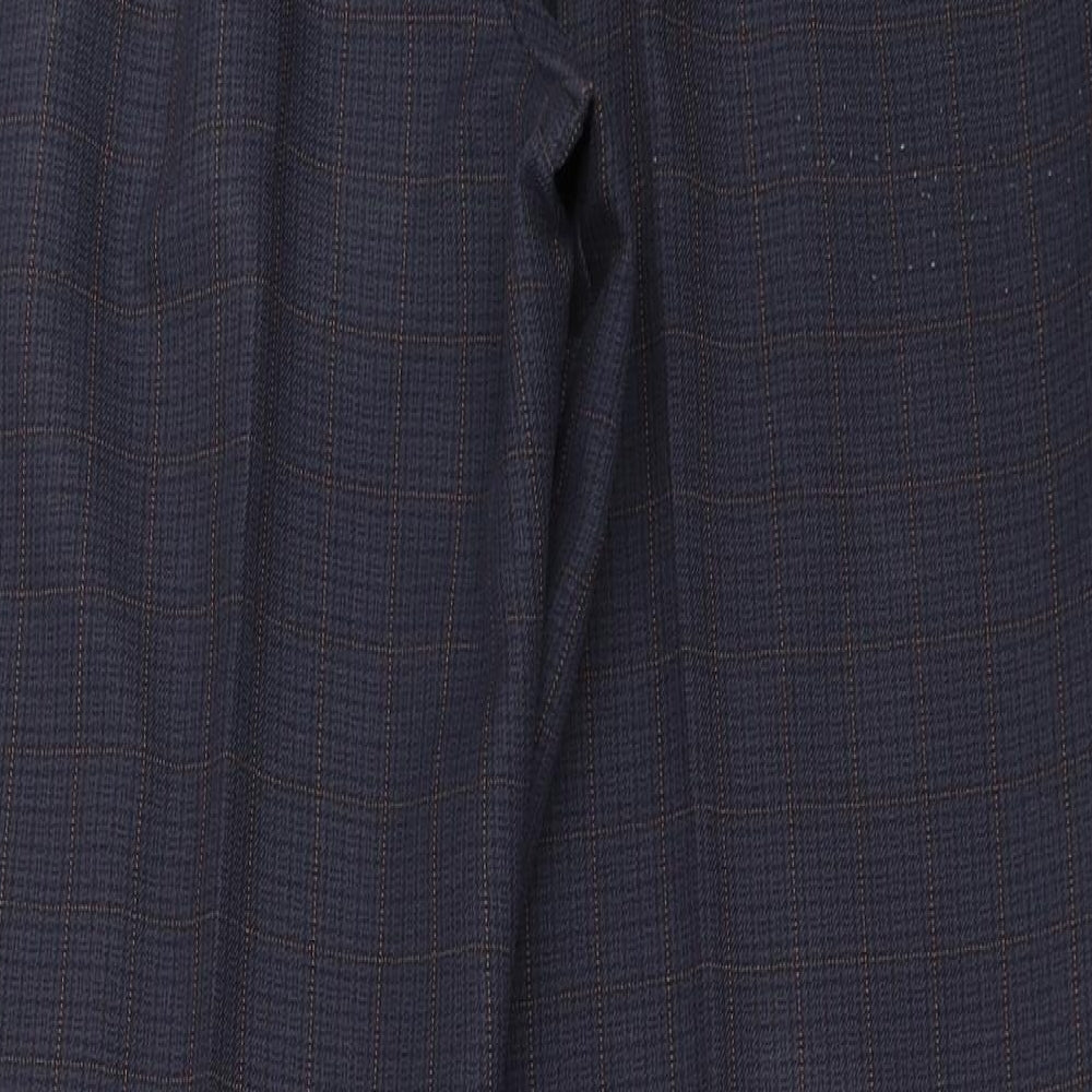 Marks & Spencer Womens Blue Trousers Size 14 L28 in