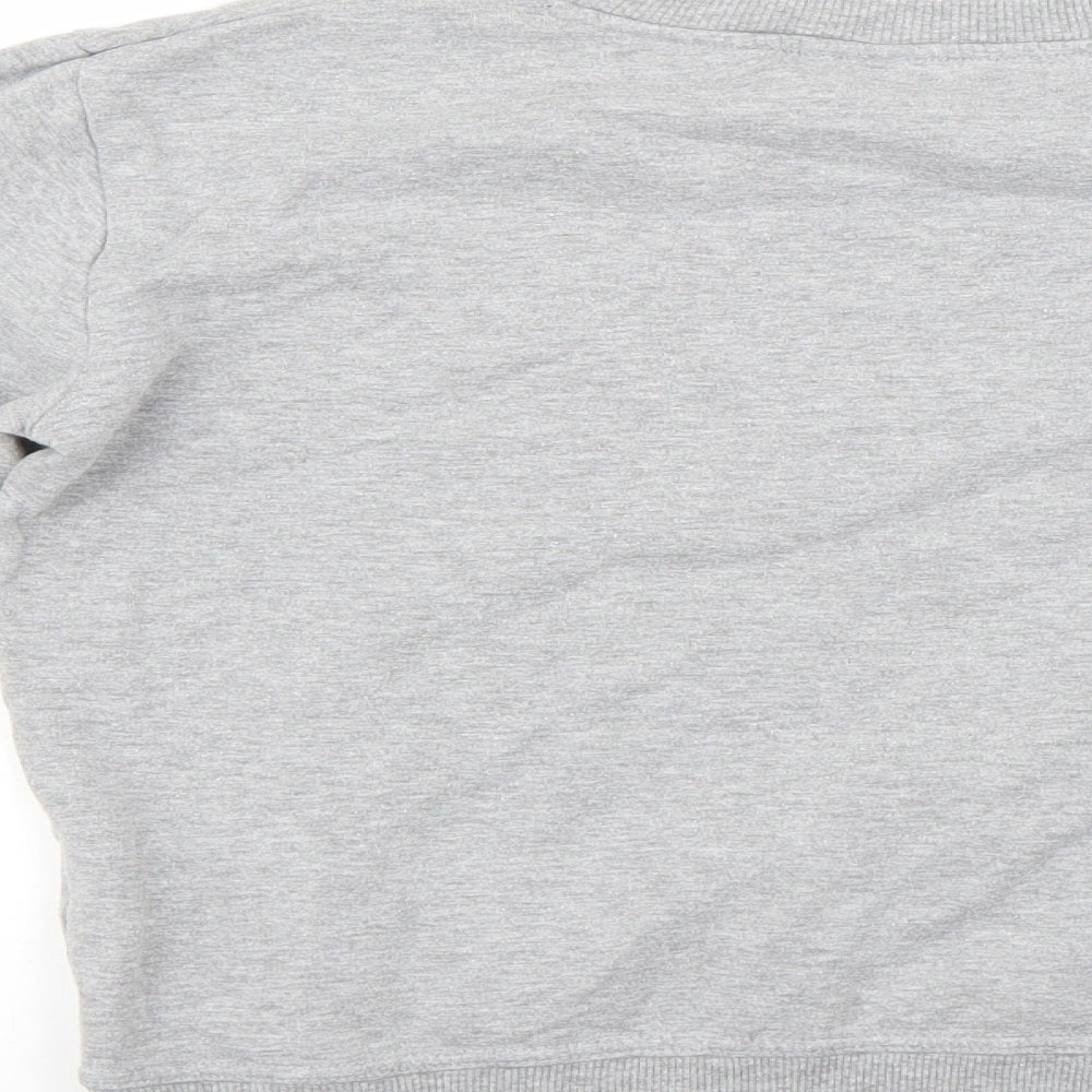 urban 65 Girls Grey Pullover Sweatshirt Size 11-12 Years