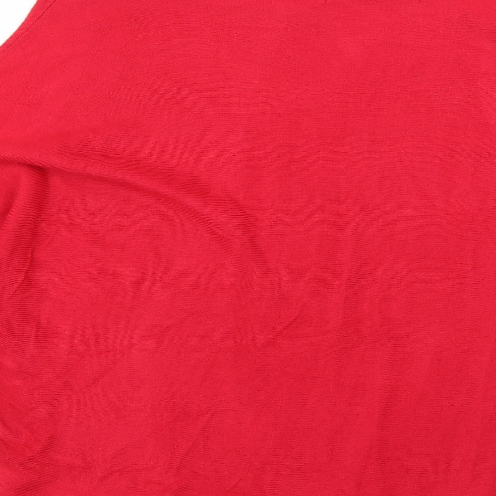 Marks & Spencer Womens Red Pullover Jumper Size 10