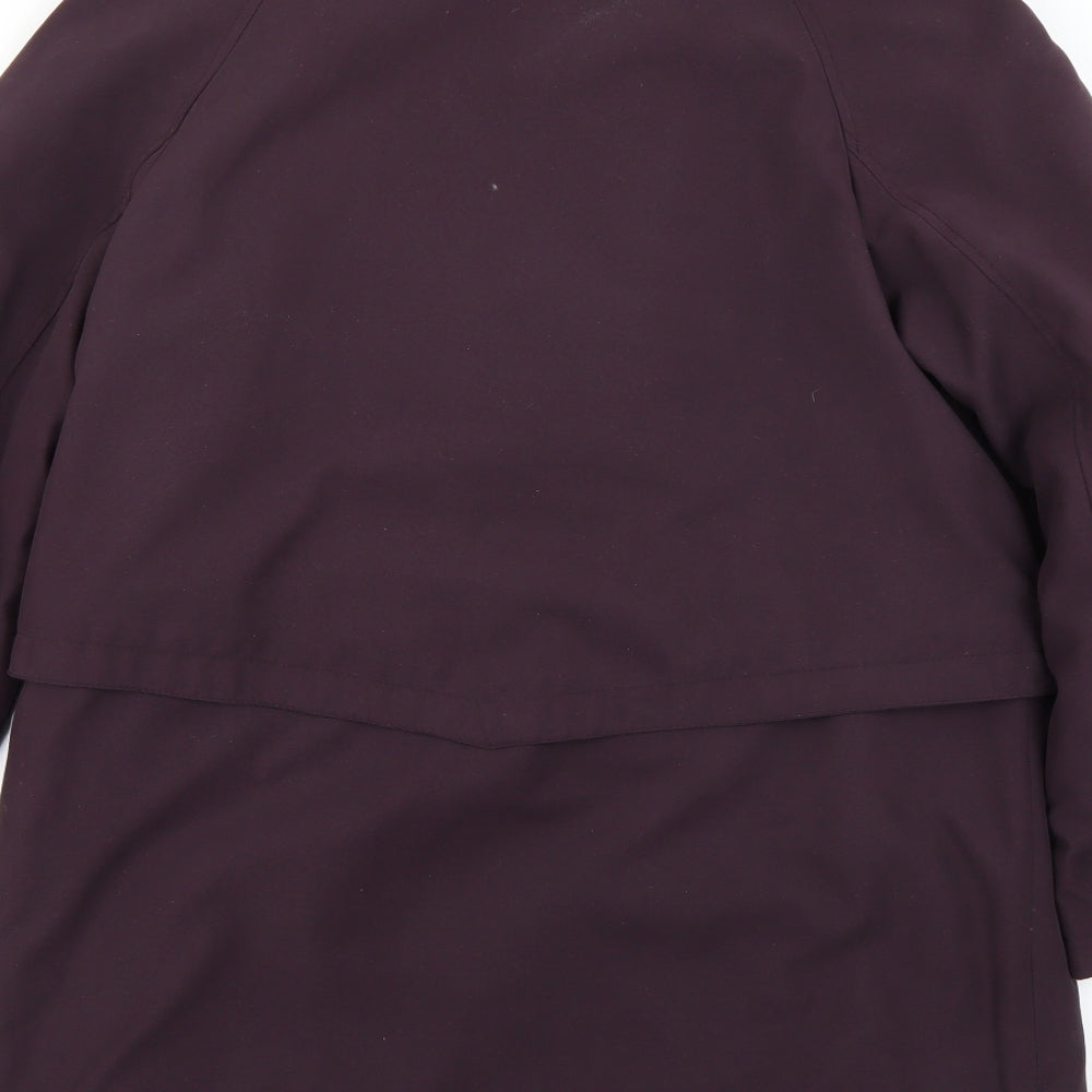 dannimac Womens Purple Quilted Coat Size S