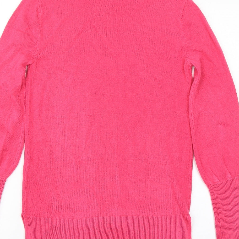 Marks & Spencer Womens Pink Pullover Jumper Size XS