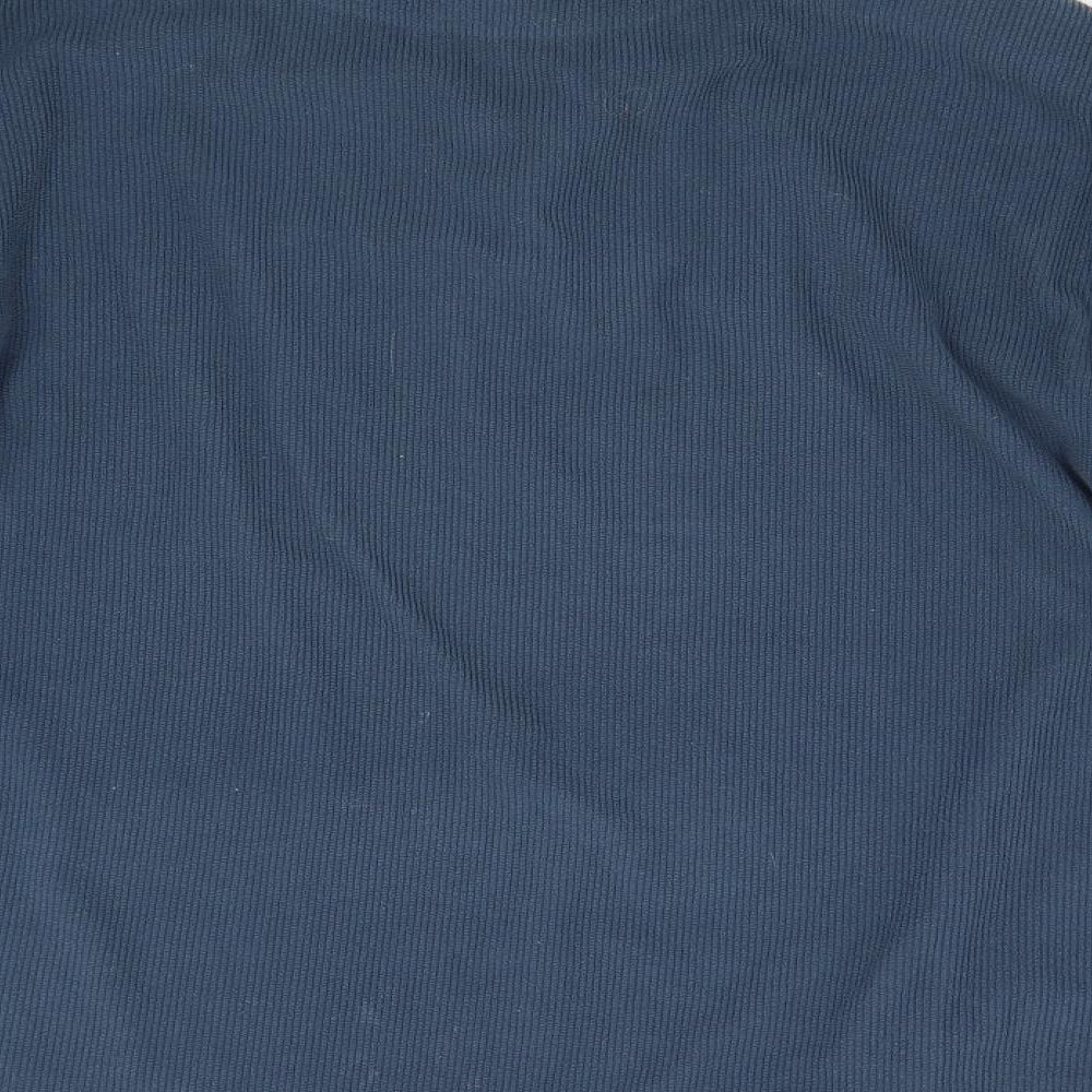 PACO Mens Blue Henley Jumper Size M