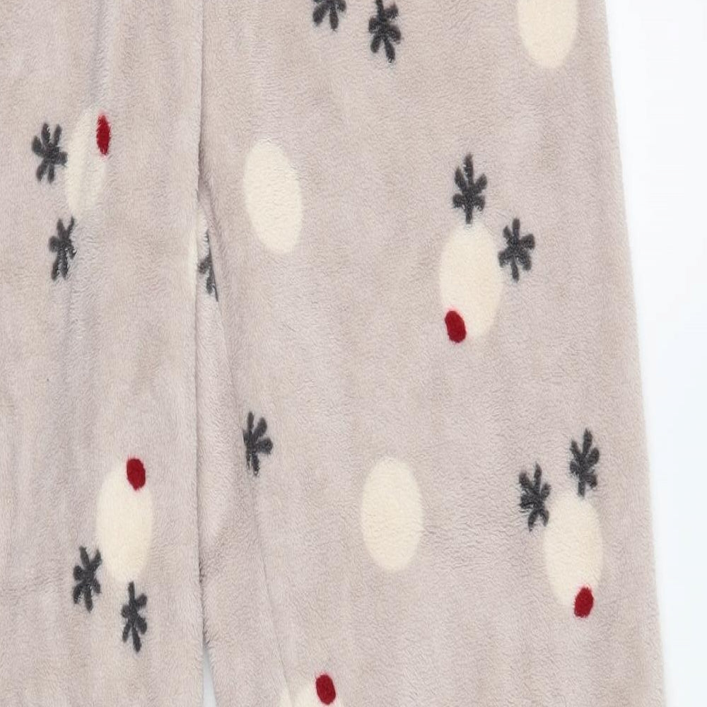 Love To Lounge Womens Beige Top Pyjama Set Size S - Christmas