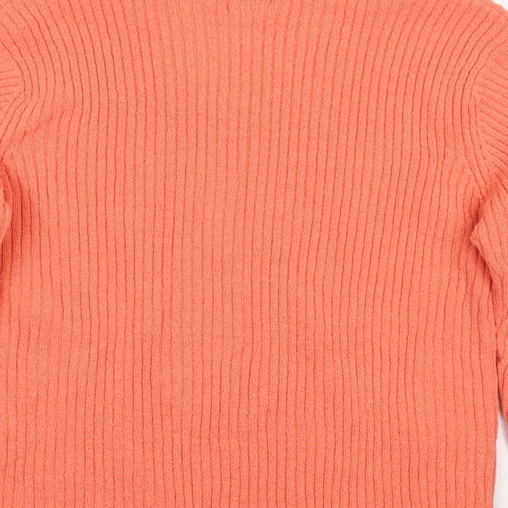 Bonmarché Womens Orange Pullover Jumper Size M