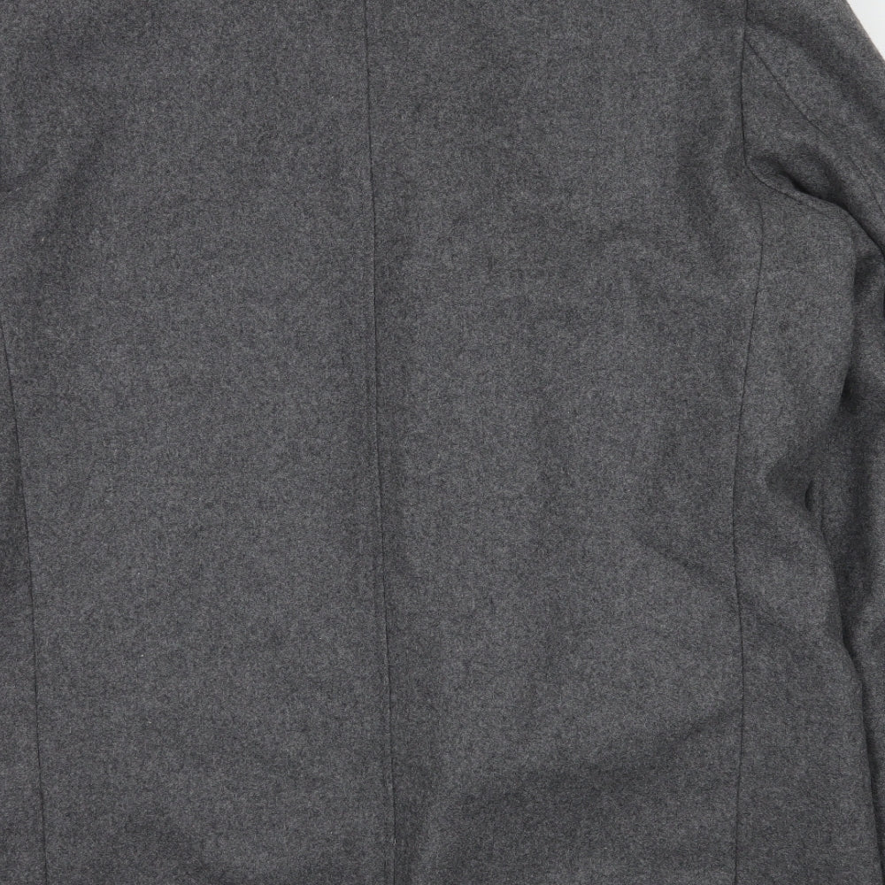 PETER WRETH Womens Grey Jacket Coat Size L