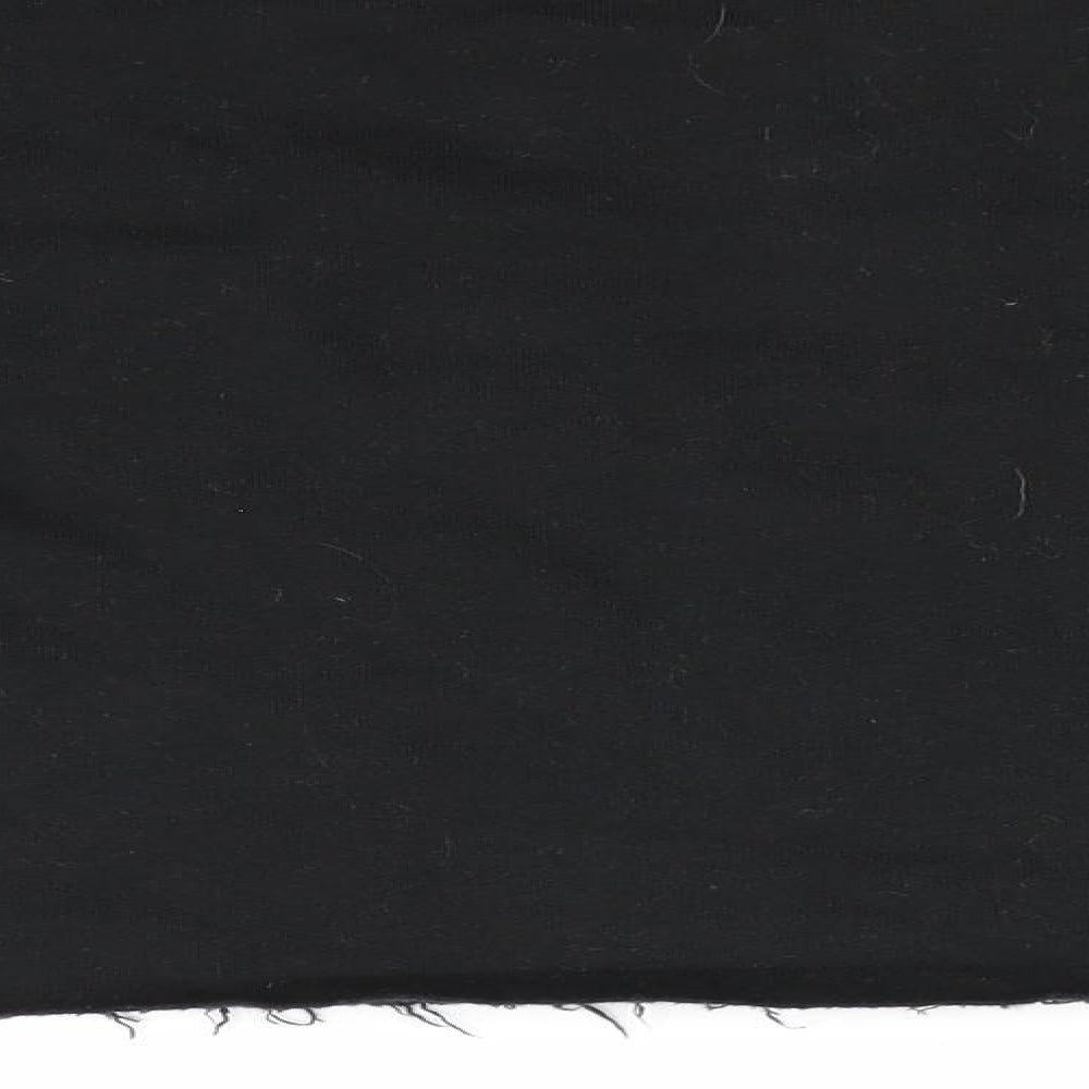 Primark Girls Black Pullover Sweatshirt Size 8-9 Years - Merci - cropped