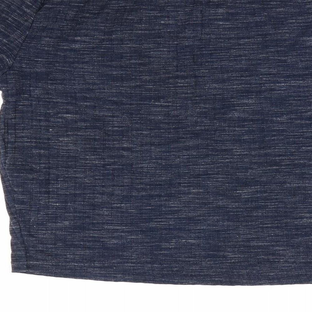 New Look Womens Blue Jersey Blouse Size 8