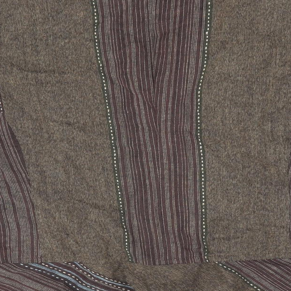 Adini Womens Brown Striped Jacket Size S