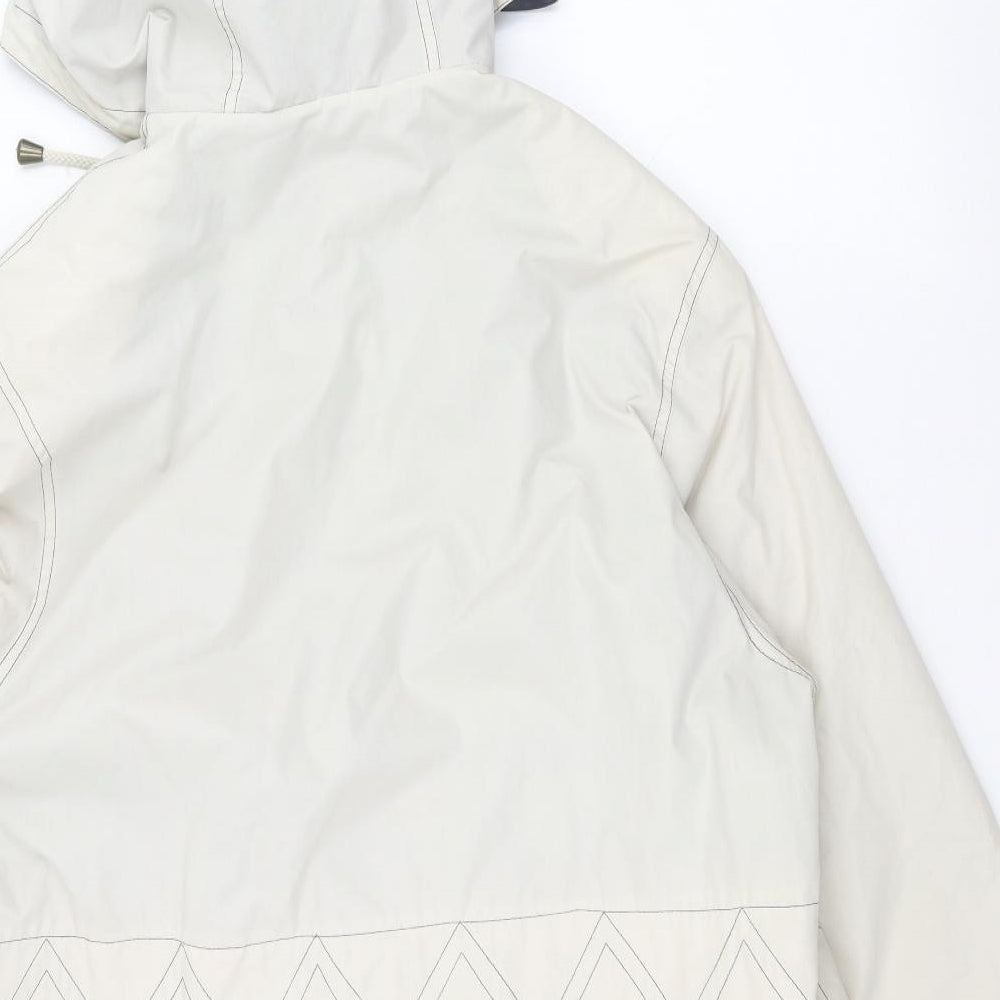 Telemac Womens Beige Parka Coat Size 14