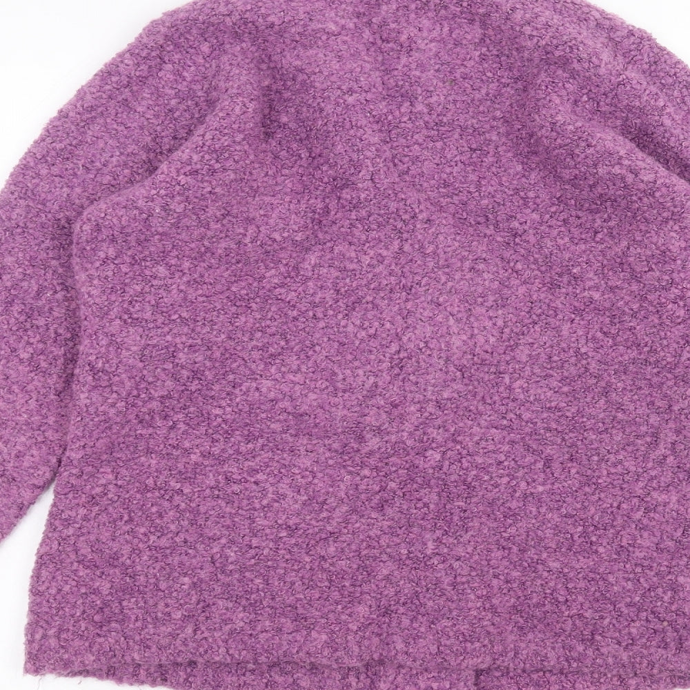 EWM Womens Pink Jacket Coatigan Size M