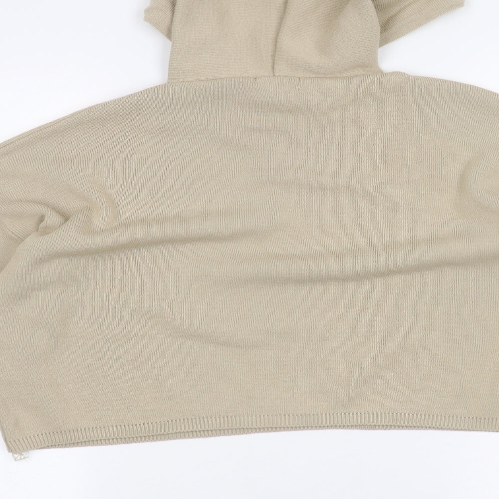 Boohoo Womens Brown Pullover Hoodie Size M