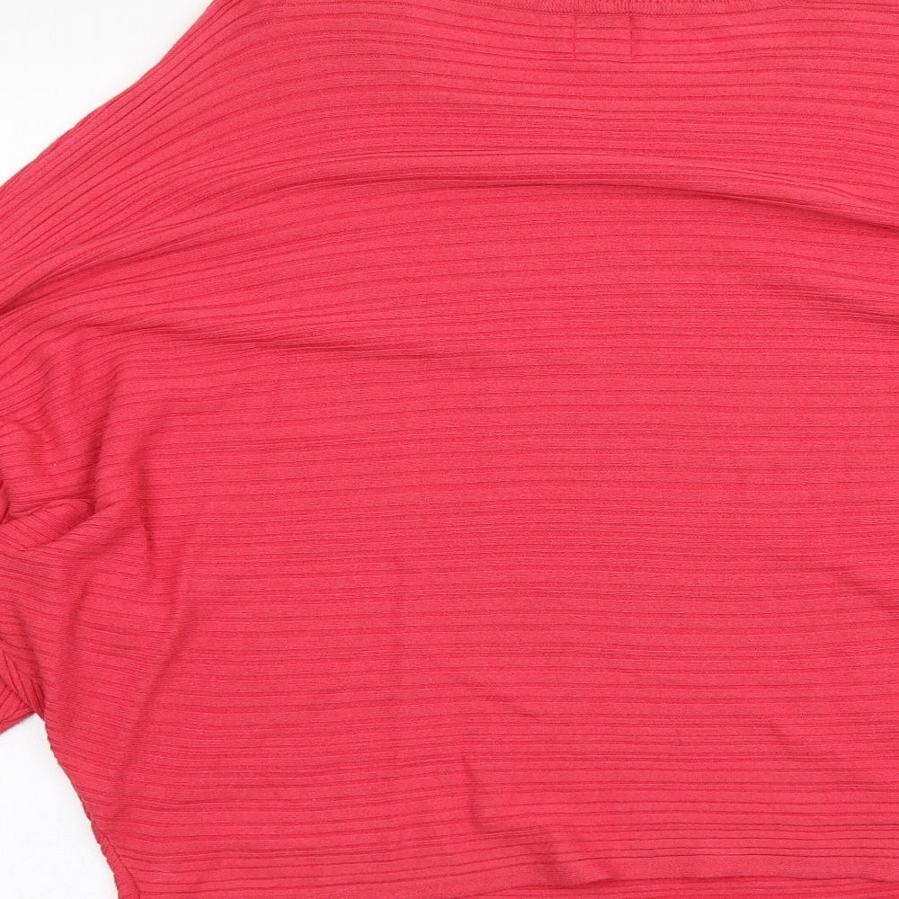 River Island Womens Pink Pullover Jumper Size XS