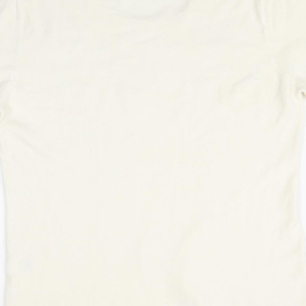 TASH Womens White Basic T-Shirt Size XL