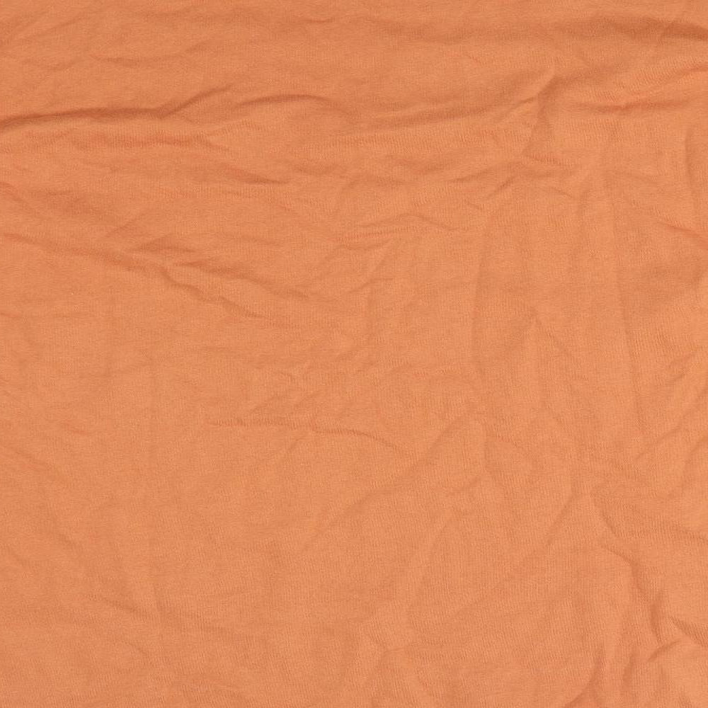 PRETTYLITTLETHING Womens Orange Pullover Sweatshirt Size 4