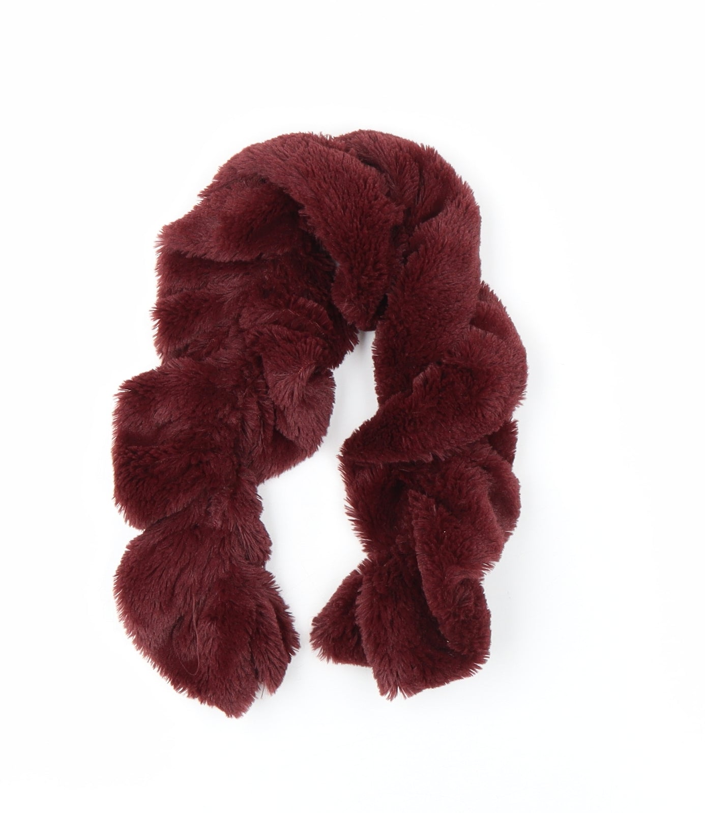 Preworn Womens Red Scarf - twist scarf