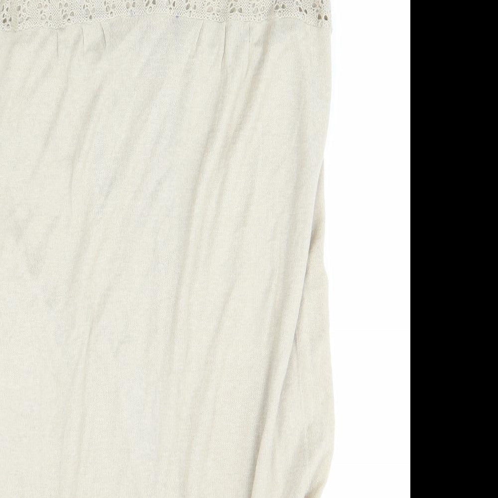 Innocence Womens Beige Tunic Jumper Size M