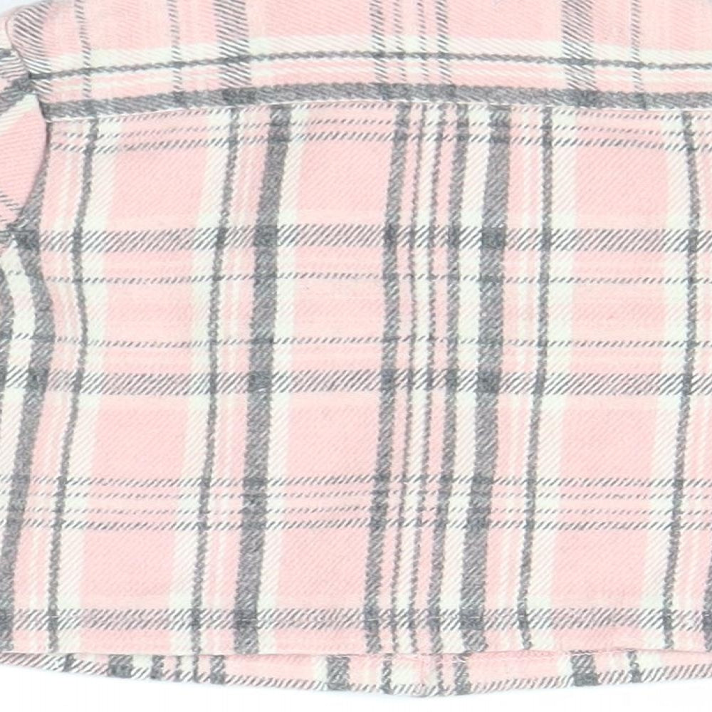 Primark Girls Pink Plaid Basic Button-Up Size 3-6 Months
