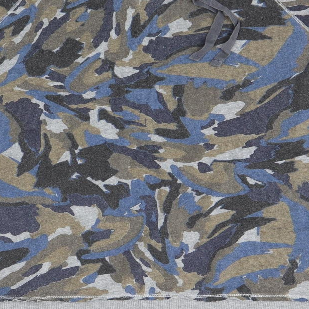 YERSE Womens Grey Camouflage Pullover Jumper Size L