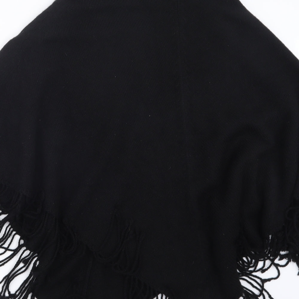 Marks & Spencer Womens Black Knit Cape Jumper One Size