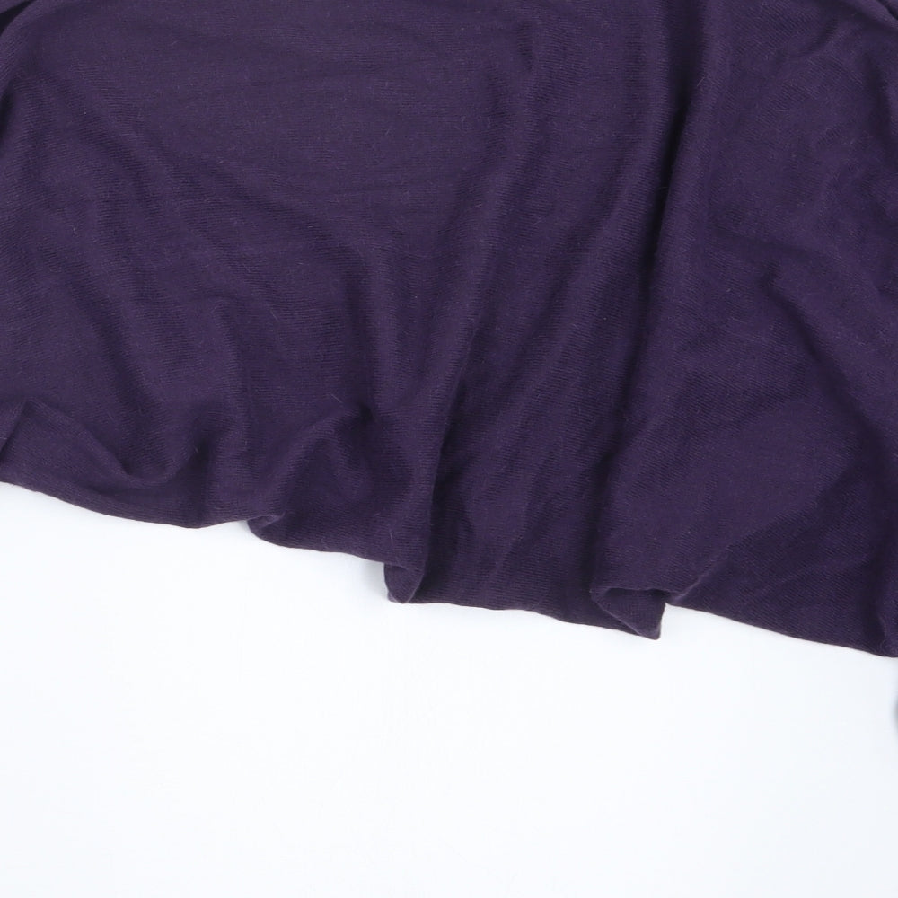 Wallis Womens Purple Knit Cardigan Jumper Size S
