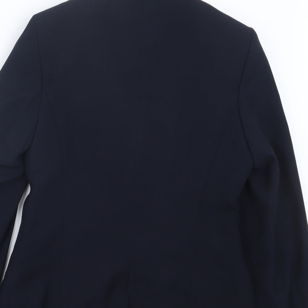 Preworn Womens Blue Jacket Blazer Size 6