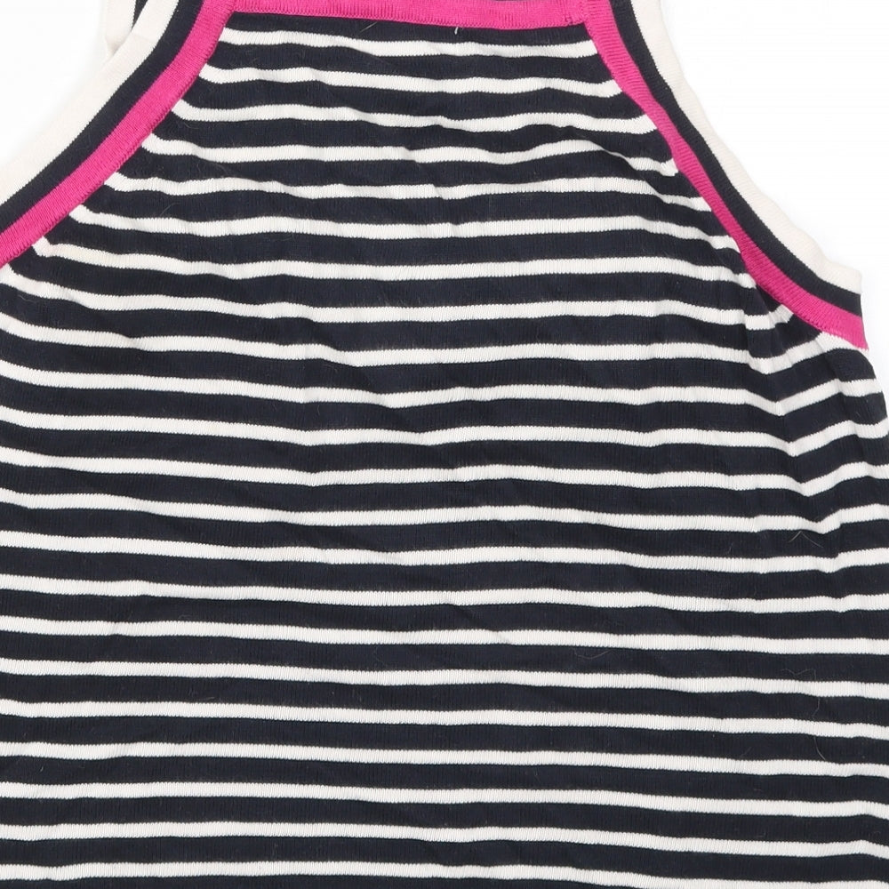 Lakeland Womens Blue Striped Basic Tank Size 14